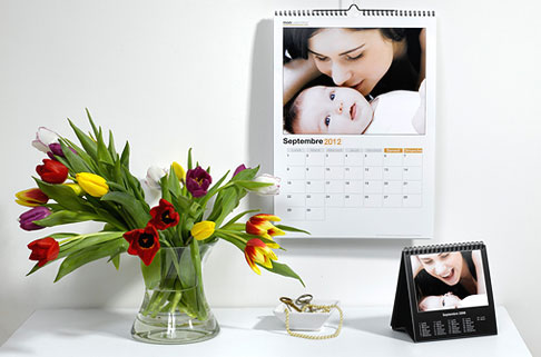 Votre calendrier personnalis&eacute; avec 13 photos